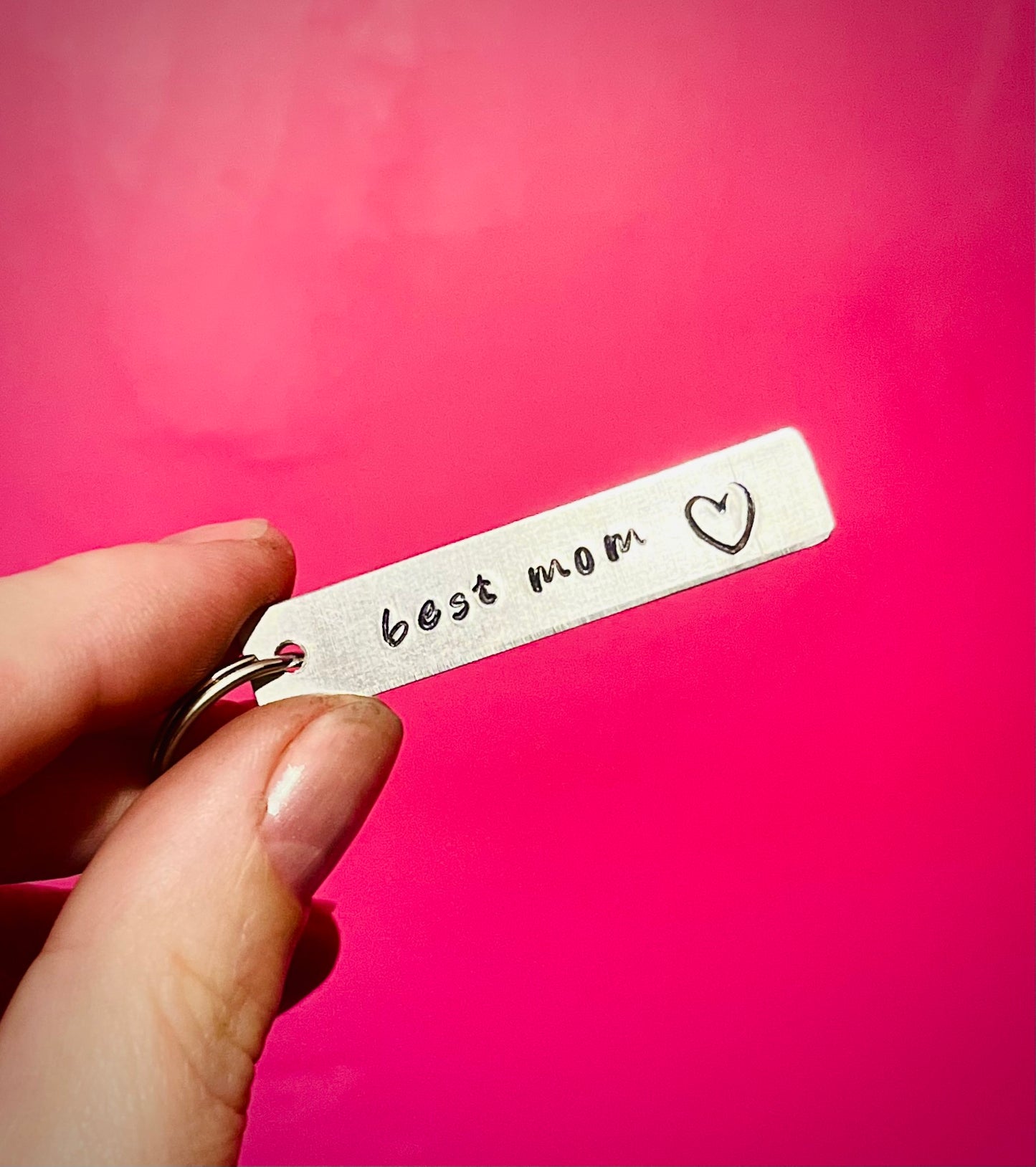 Personalised Handmade Affirmation Keyring | Positive Motivational Message Gift