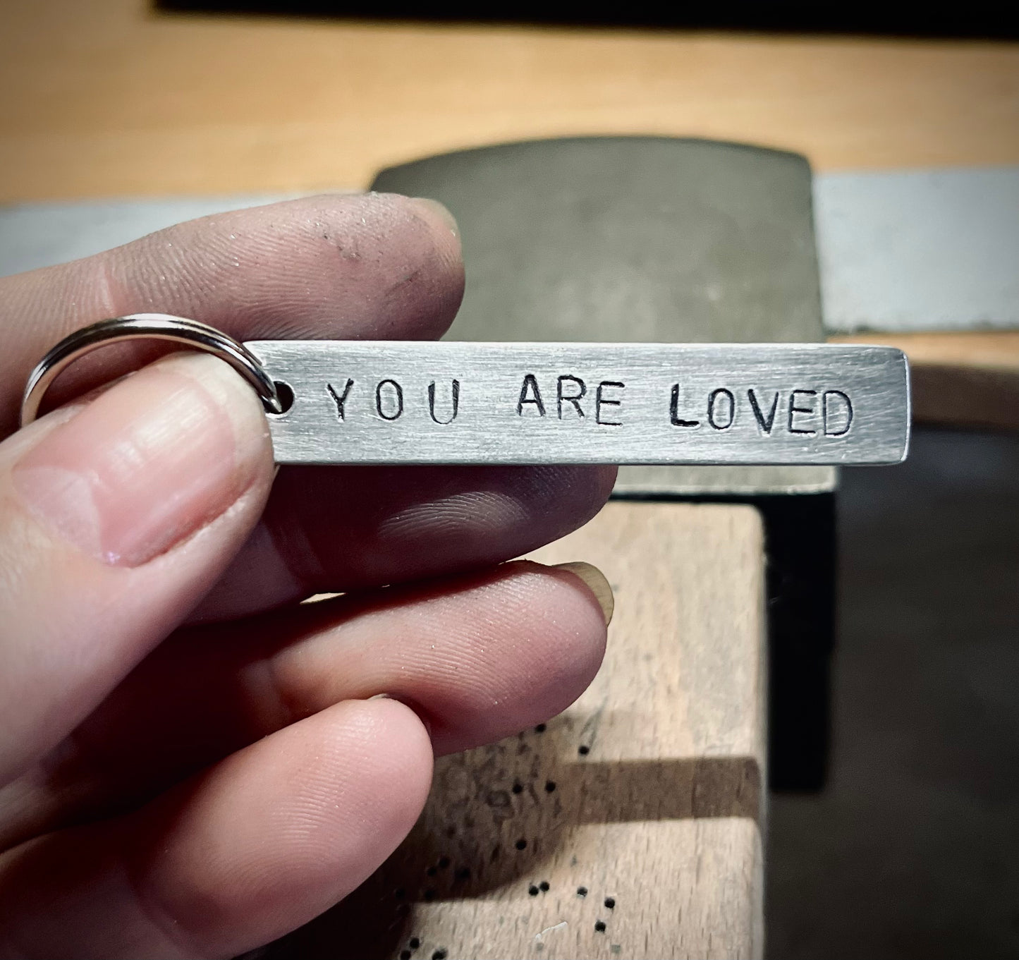 Handmade Affirmation Keyring | Positive Motivational Message Gift