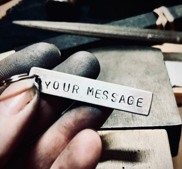 Personalised Handmade Affirmation Keyring | Positive Motivational Message Gift