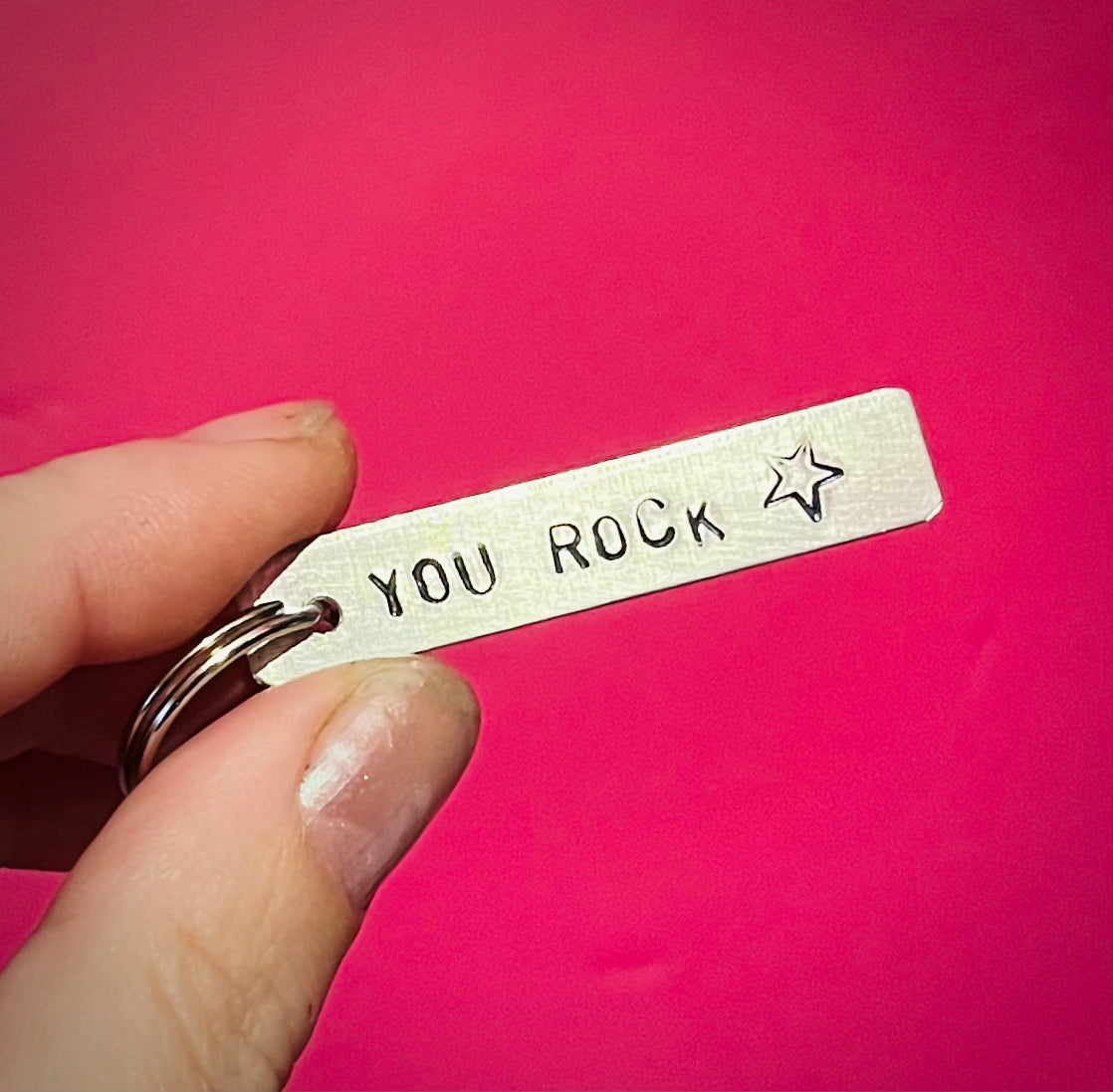 Handmade Affirmation Keyring | Positive Motivational Message Gift