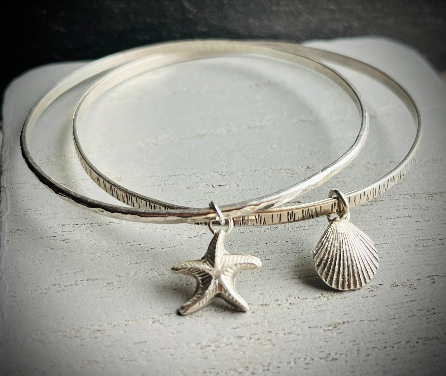 Silver Bangle with Personalised Silver Charm Jewellery Making Workshop in Shropshire | 9.30-3.30 | Various Dates