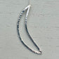 Handmade Silver Crescent Moon Necklace - Sterling Silver Celestial Jewellery