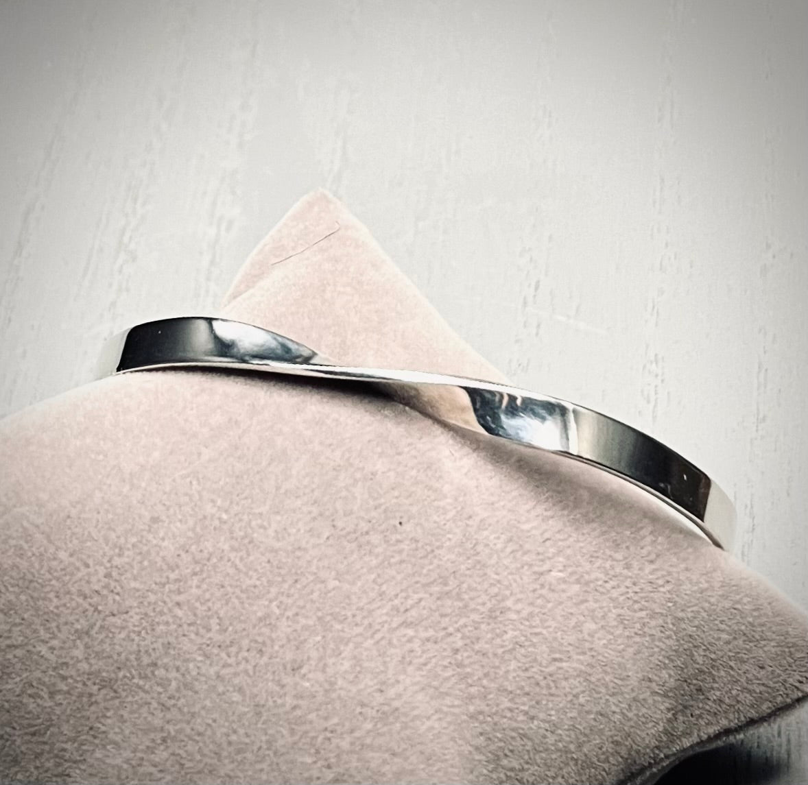 Handmade Sterling Silver Twisted Cuff Bangle | Mens Cuff | Womens Cuff | Can be Personalised