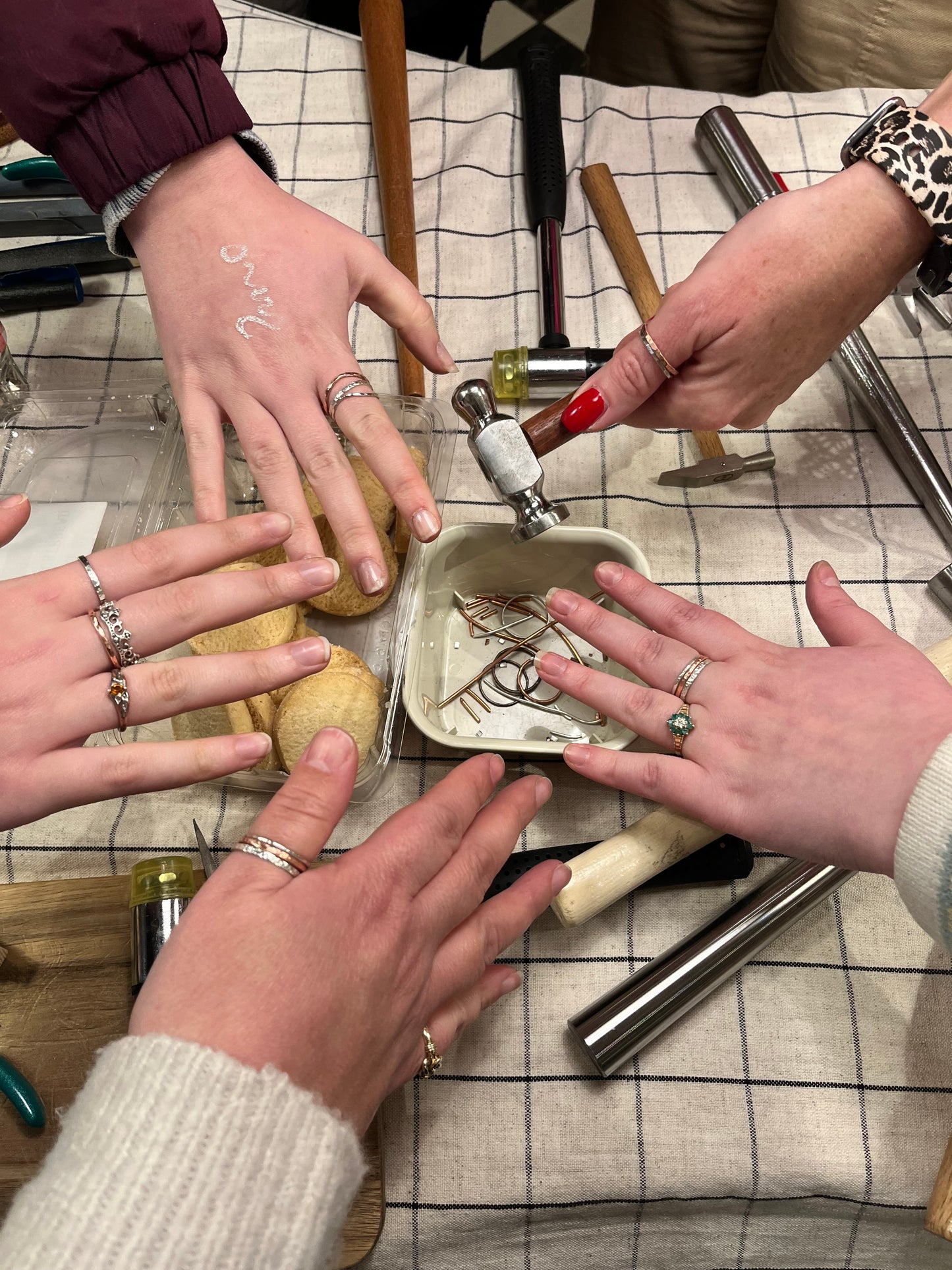 Stacking Rings Silver Jewellery Making Workshop at Snoop Shrewsbury | Thursday 24 April 2025 - 6.30-9pm