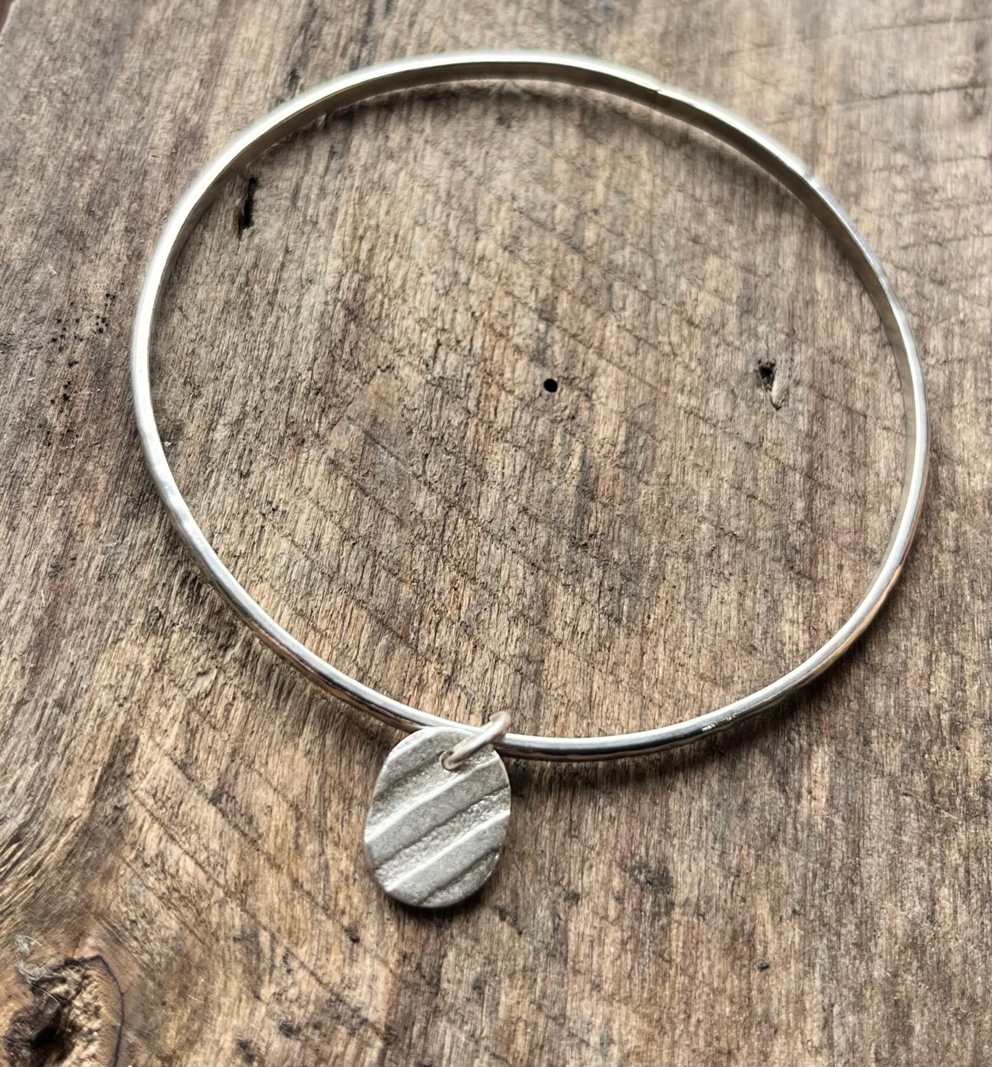 Silver Bangle with Personalised Silver Charm Jewellery Making Workshop in Shropshire | 9.30-3.30 | Various Dates