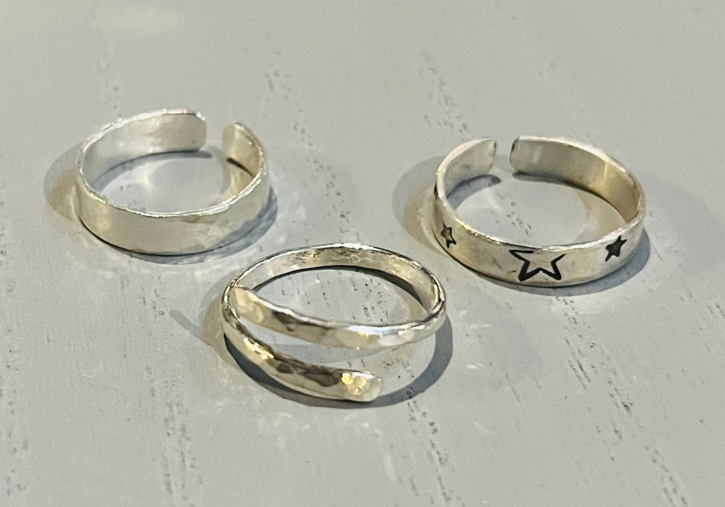 Silver Adjustable rings