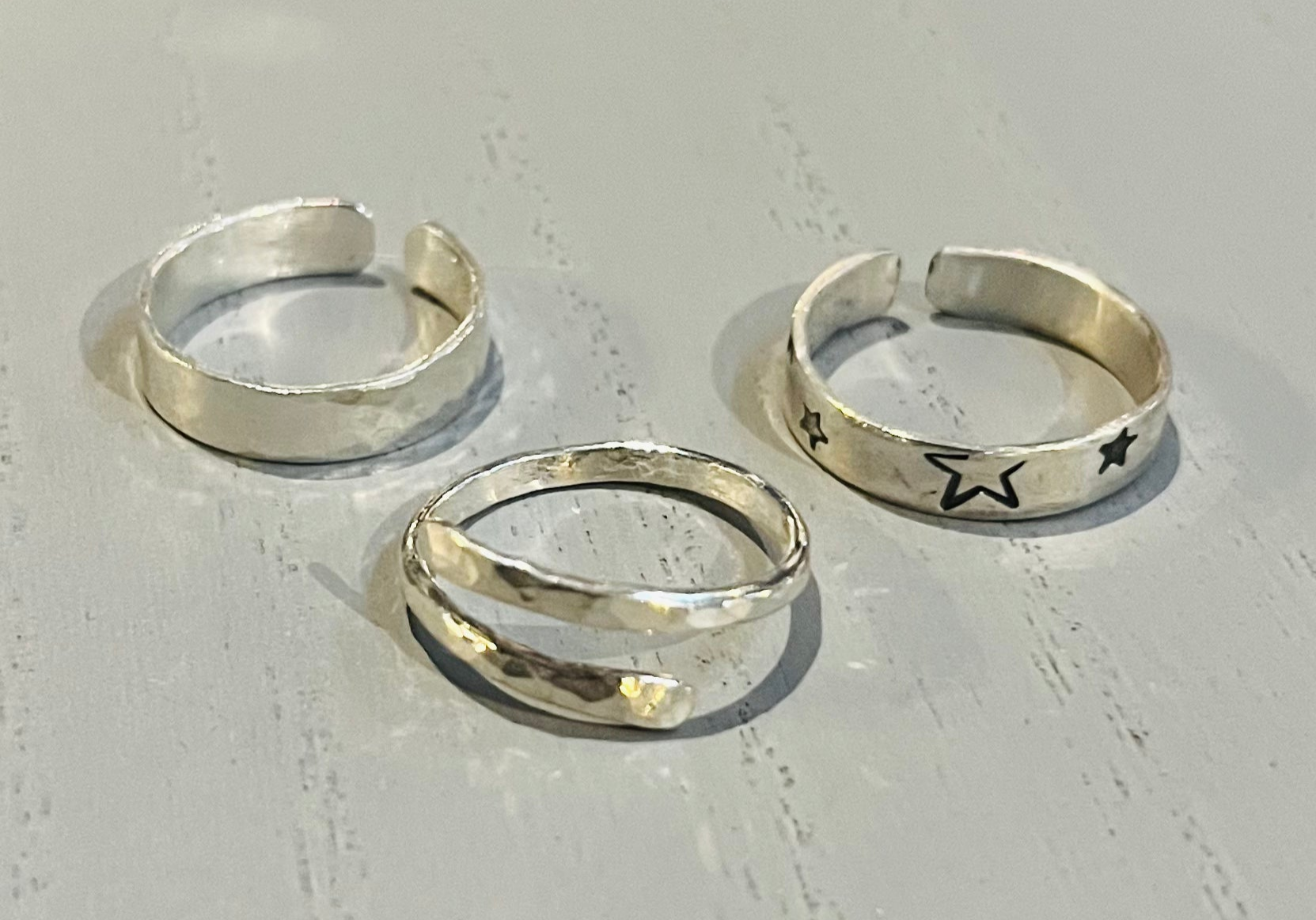 Silver Adjustable rings