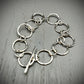 Handmade Silver Chain Link Bracelet | Contemporary Statement Jewellery