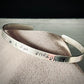 Handmade Affirmation Cuff Bangle | Positive Motivational Message Gift