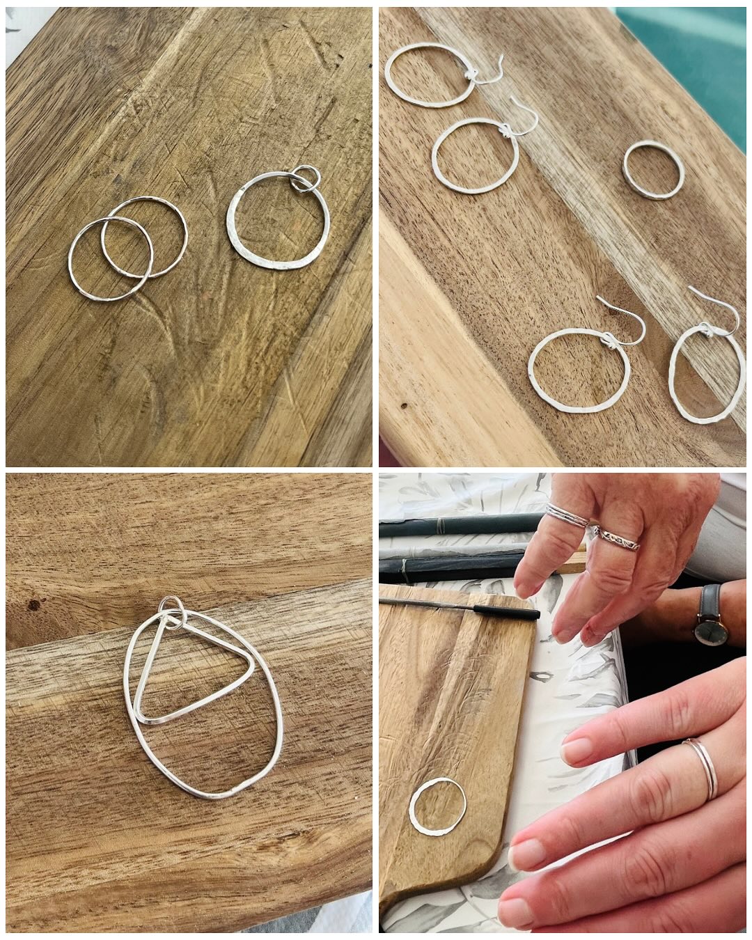 Silver Circles Jewellery Making Workshop at Hadnall near Shrewsbury | Thurs 21 May 2026 - 6.30-8.30