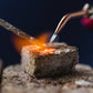 Torch melting metal