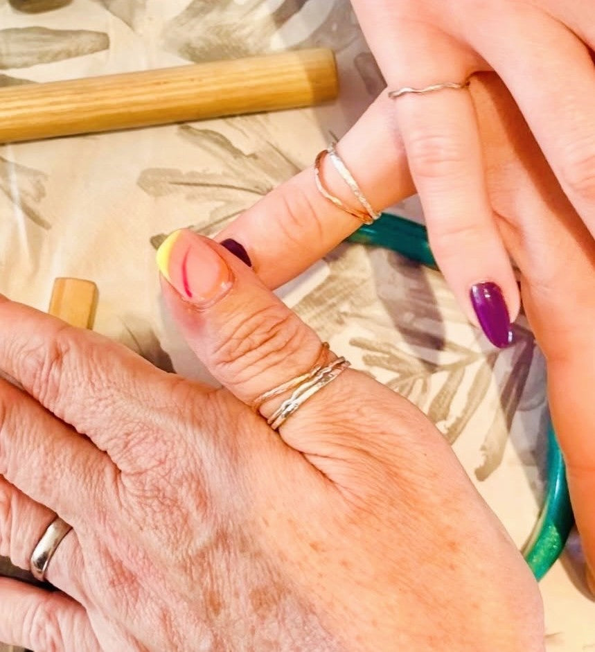 Silver Stacking Rings Jewellery Making Workshop in Shrewsbury | Thursday 26 November - 6.30-8.30pm